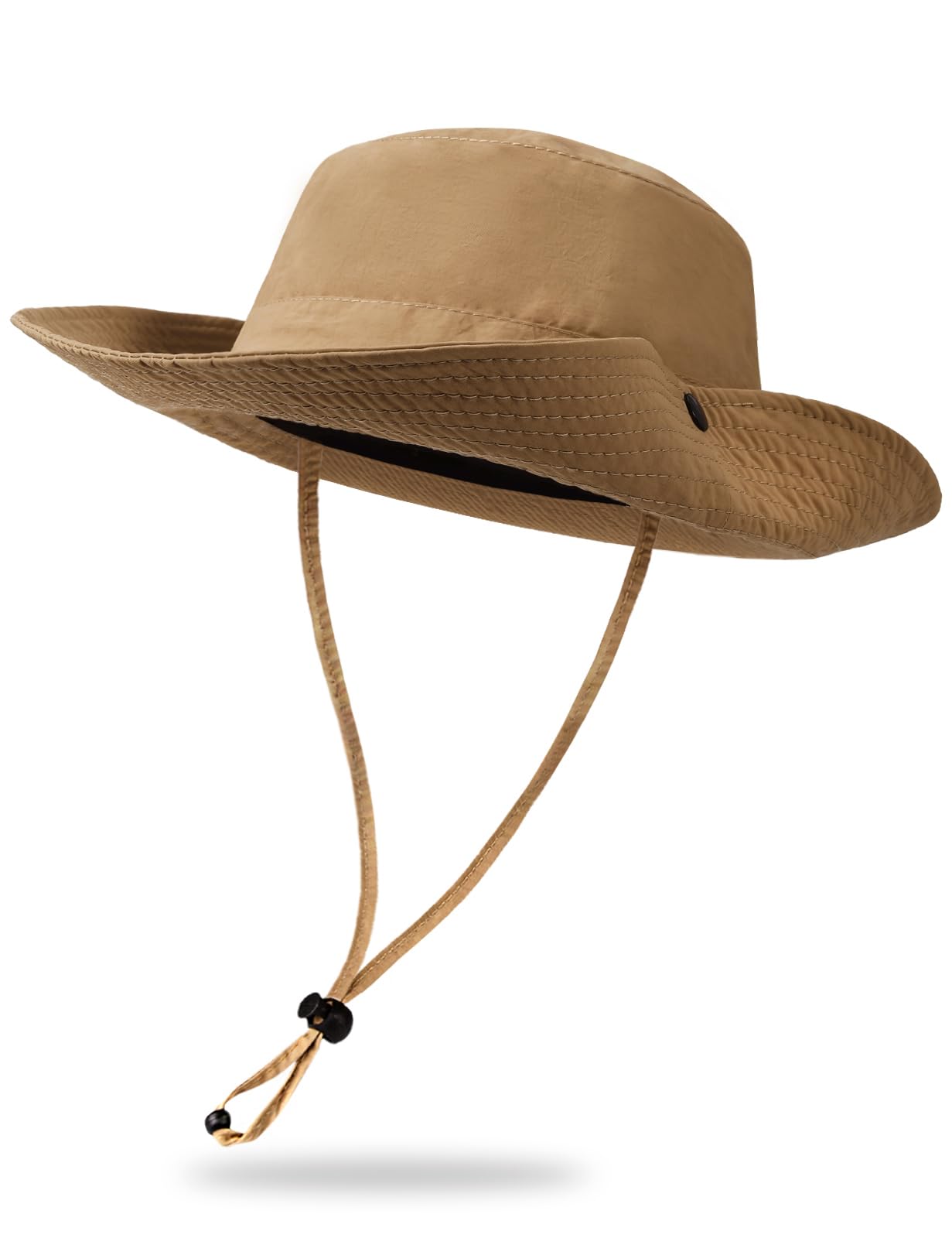 Tuopuda Sombrero de Safari para Hombre Mujer Sombrero de Pesca Sombrero clásico de Jungla,Visera,Sombrero de la Pesca,Resistente al Agua y Transpirable con Correa Ajustable