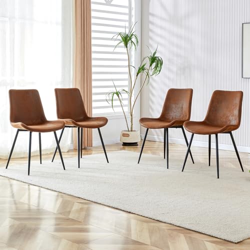 Aimerive Suede Dining Room Chairs Set