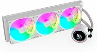 Water Cooler Gamer Kalkan Alpha 360 ARGB com display Branco KLK00049