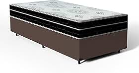 Cama Box com Colchão de Espuma D45 Pillow In Anjos OrtoConfort Solteiro 88cm