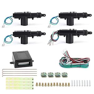 Aigend Auto Centrale vergrendeling – 12V Afstandsbediening Centrale Deurvergrendeling Kit Universele Auto Keyless Entry System