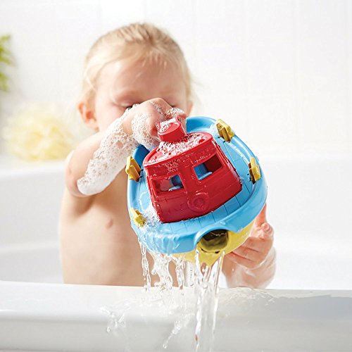 Green Toys My First Tug Boat, Red