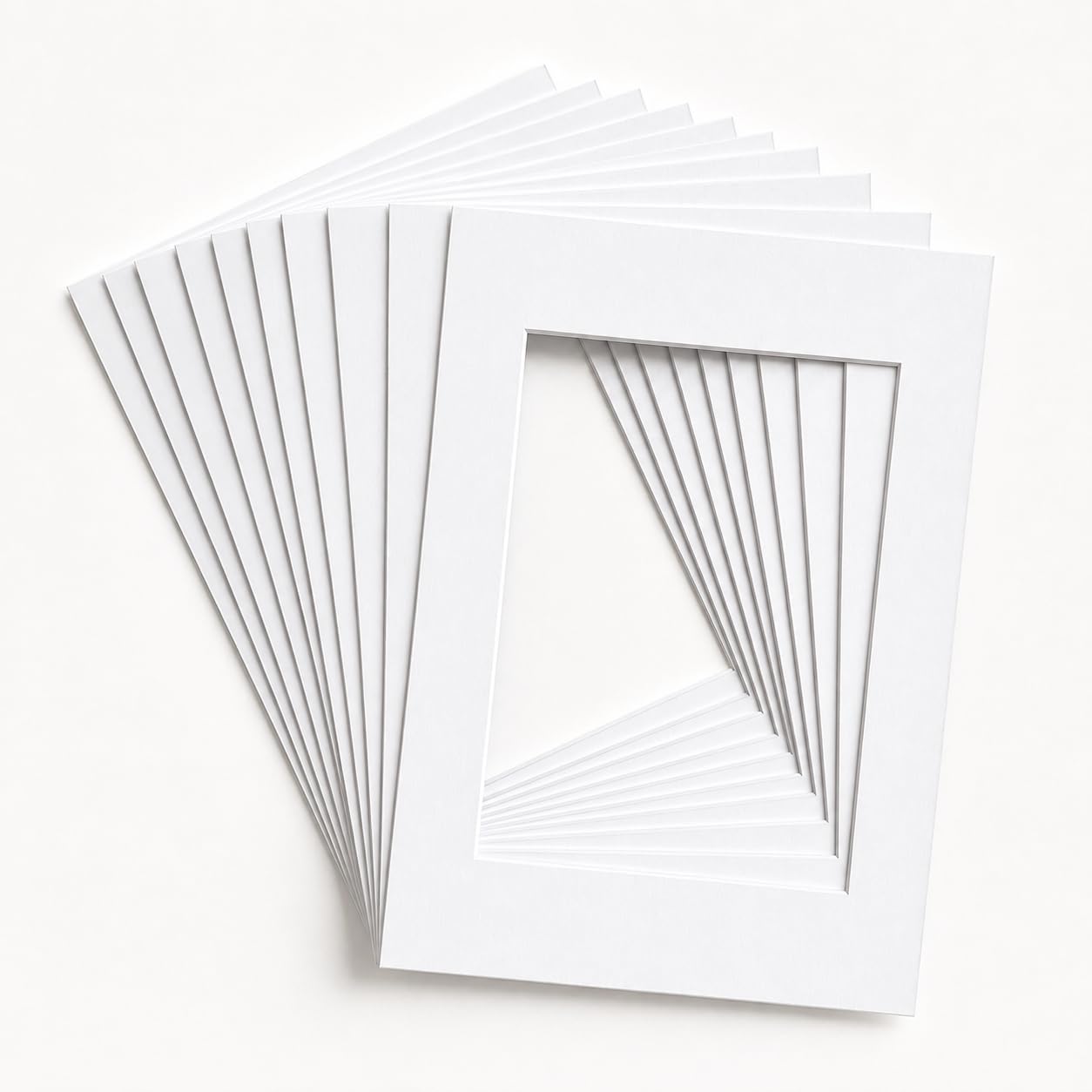 White Picture/Photo Mount Size 30x40cm fits 25x35cm