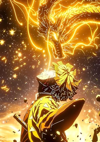 Image of NIJUKA Anime Printed A4 Size Metal sheet Poster For Home And Room Decoration | For Anime Art Fans Boys And Girls (Thender Power Brither)