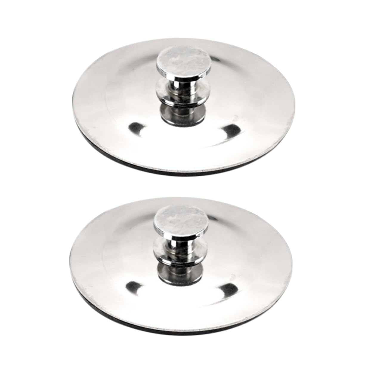 IWOWHERO 2pcs Stainless Steel Drain Stoppers for Bathtubs Sinks Tub Plugs with Sealing Easy to Clean Use for Home Kitchen Bathroom