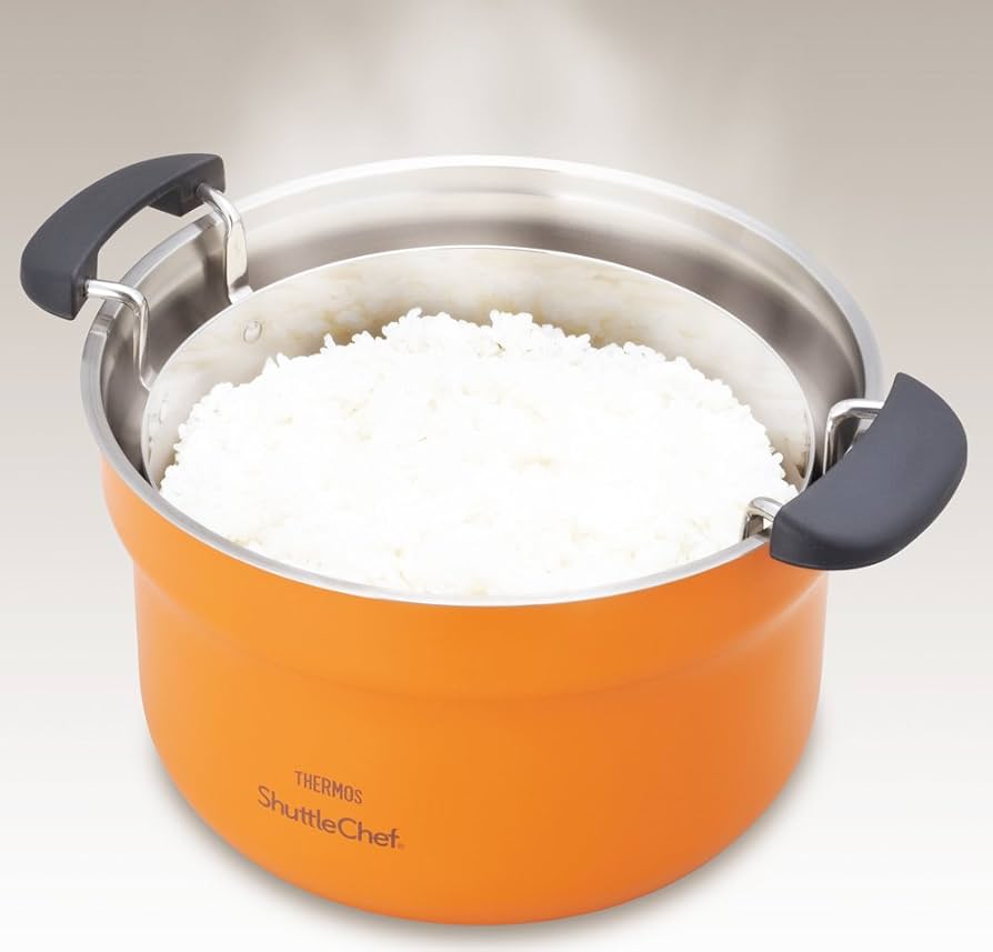 （新品未使用）サーモス 真空保温調理器 シャトルシェフ アプリコット Amazon｜THERMOS 真空保温調理器 シャトルシェフ 2.8L