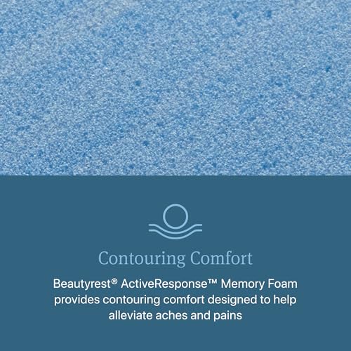 Image of Beautyrest Days End Medium 14 inch Mattress, Gray - Queen - Cooling Tech, Supportive Durable Pocketed Coils, Pressure Relief, Motion Separation, 100 Night Sleep Trial and 10 Year Warranty
