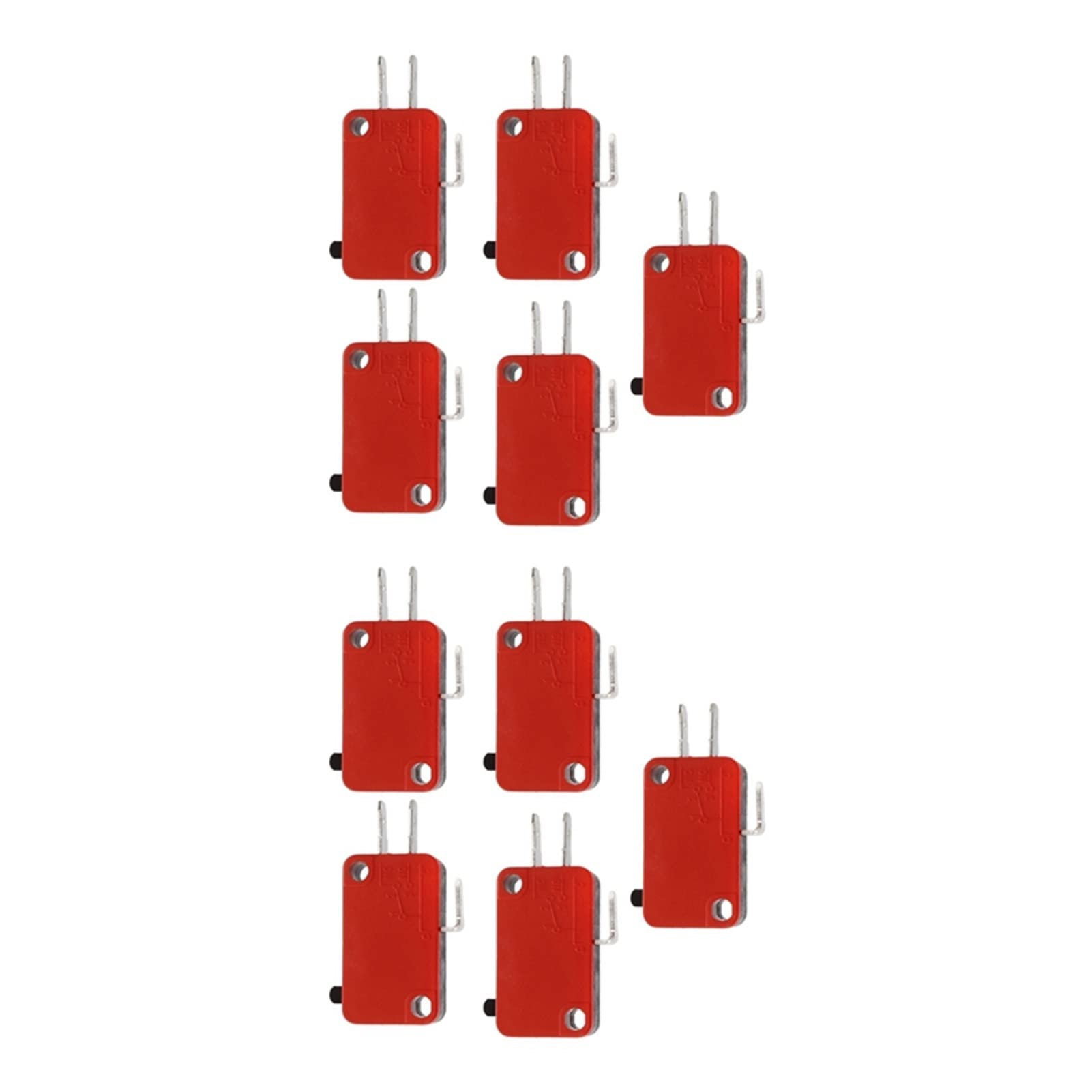Microinterruptores 15A 250VAC 4A 250VAC Conector Srew Actuador Límite Microinterruptor 10 Piezas