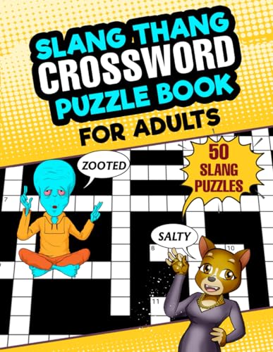 Slang Crossword Puzzle Book For Adults: Fun and Challenging Trivia Featuring Popular and Urban Lingo (Slang Thang Games) image 2