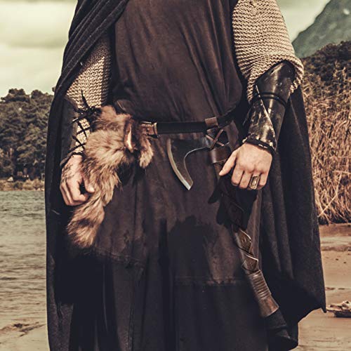 Image of Norse Tradesman Handmade Leather Axe Holster with Belt Loop