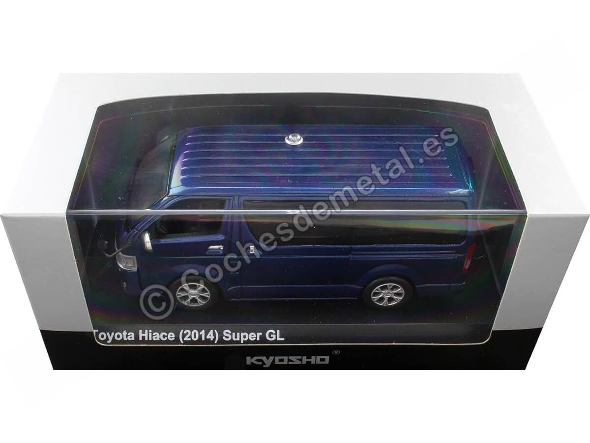 Kyosho Original 1/43 Toyota Hiace 2014 dark blue : Amazon.nl: Arts