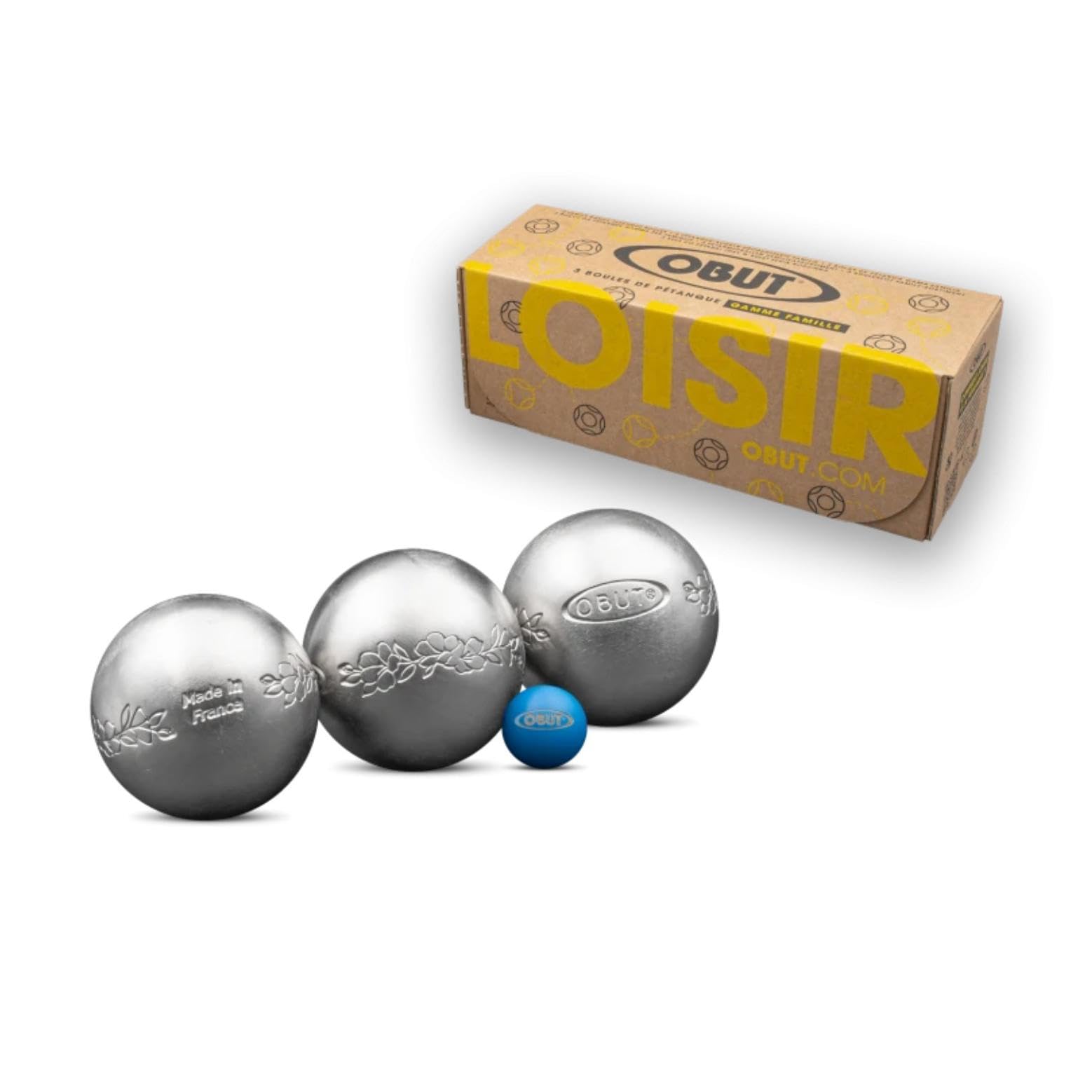 Obut - Loisir Floral 73 mm Jeu 3 Boules - Taille Unique - Boules de pétanque