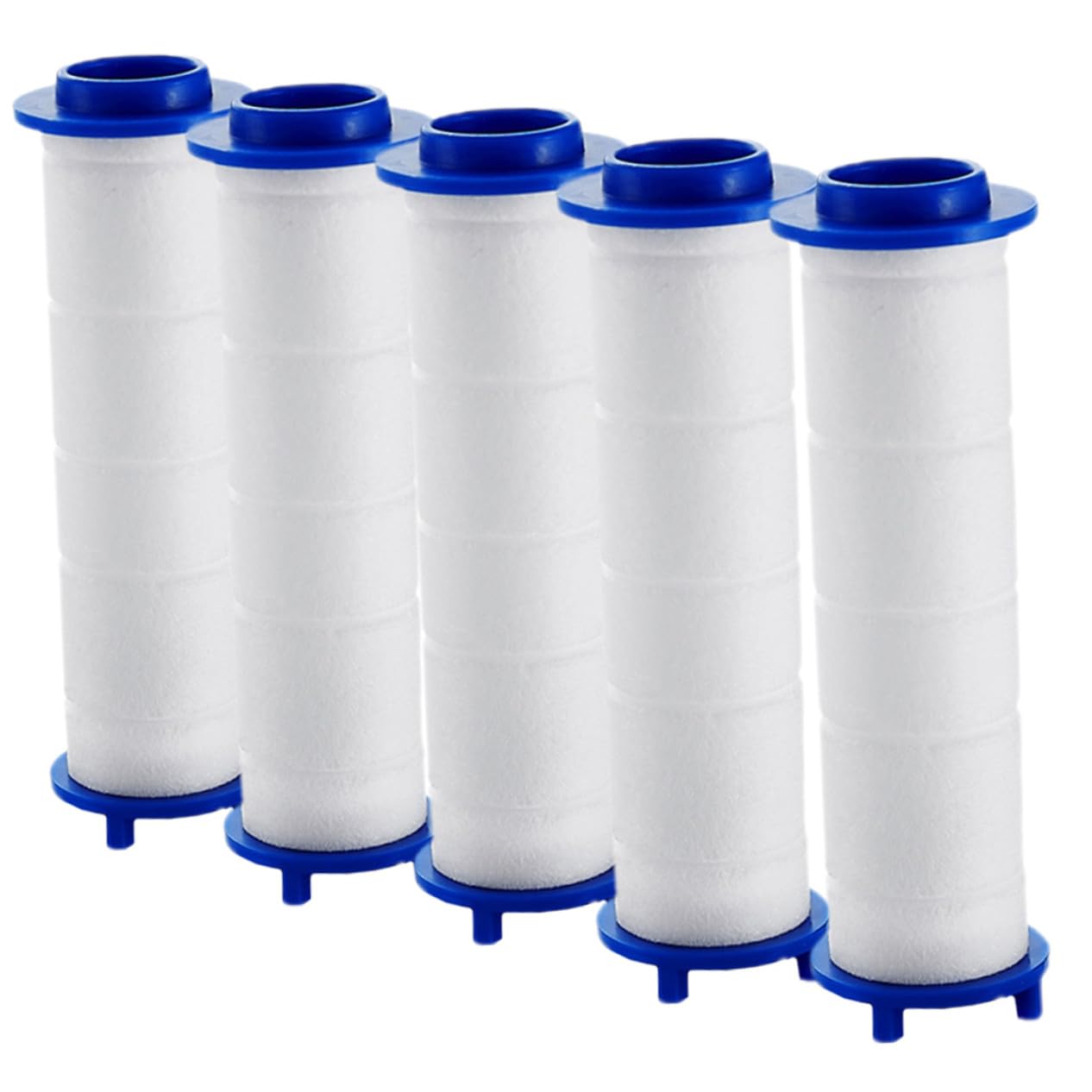 5 cartucce filtranti per doccia ad alta pressione, filtri sostituibili per soffioni doccia rimovibili, facile installazione per acqua purificata e cura della pelle più sana