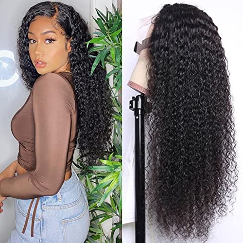 CHUDI Water Wave HD Lace Front Wigs Pre Plucked with Baby Hair Unprocessed 13x4 Glueless Frontal Human for Women 180% Density Brazilian Wet and Wavy Ear to 22 inch