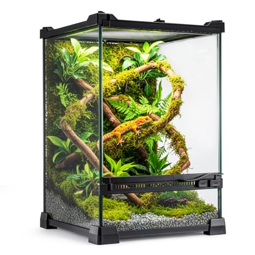 Glass Reptile Terrarium Insect Breeding Tank Vivarium Terrarium Tank Amphibians Box