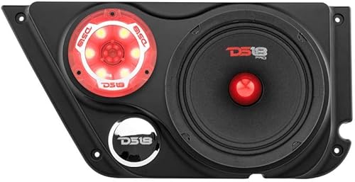 Miniatura 3 de DS18 JK-FD-LR - Puerta delantera exclusiva DS18 - Se adapta a 1 x 6 altavoces de rango medio + 1 tweeter - para (par)