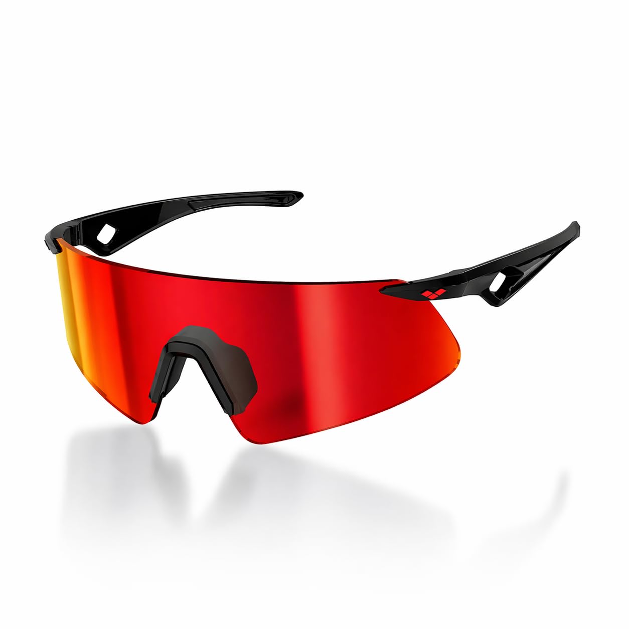 ARENA SAETTA Sportsonnenbrille, flexible und leichte Fassung, stoßfest und UV-geschützt, hydrophob- und antistatisch, optische Klasse 3, verstellbarer Nasenring