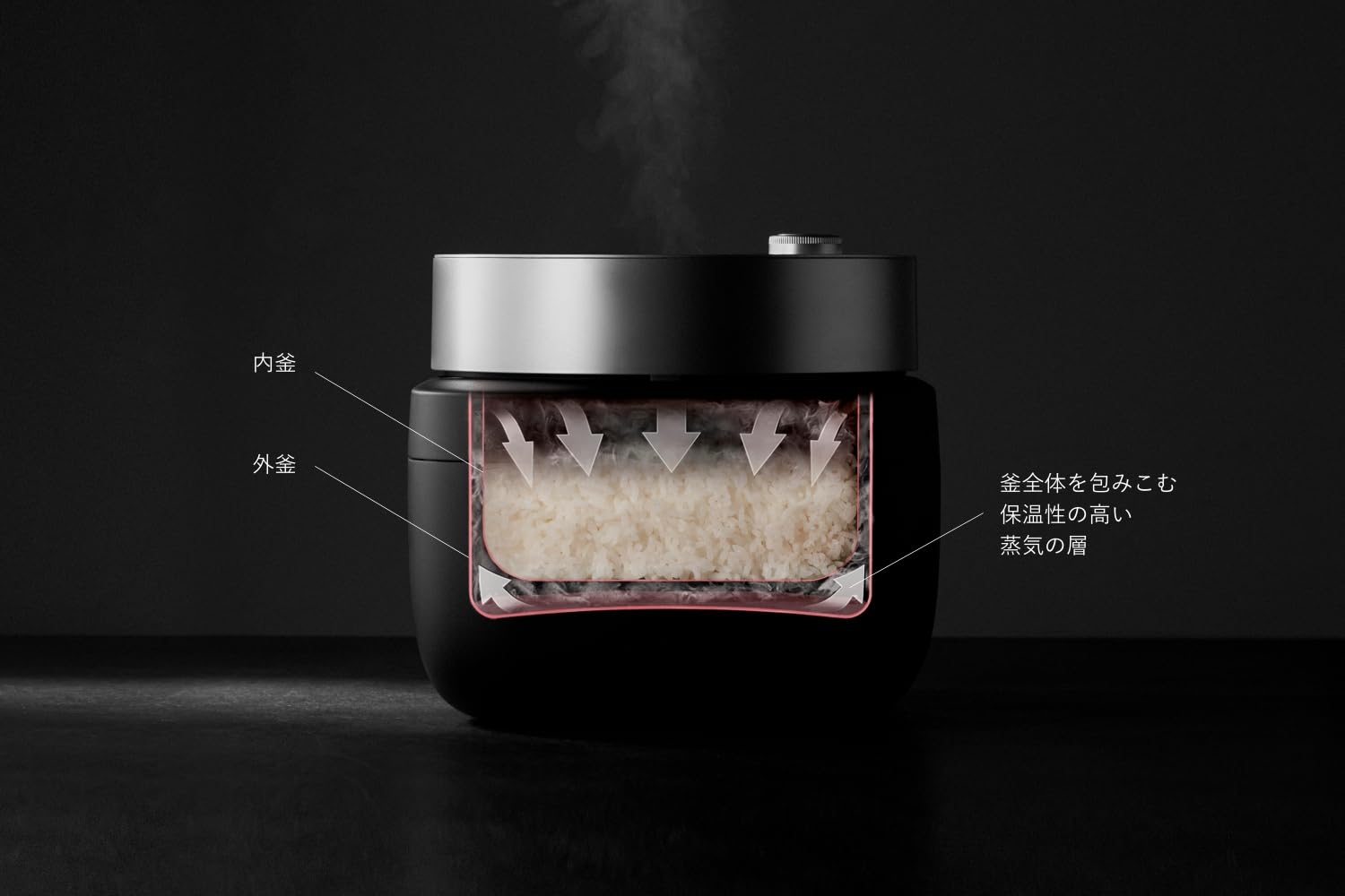 バルミューダ ザ・ゴハン 電気炊飯器