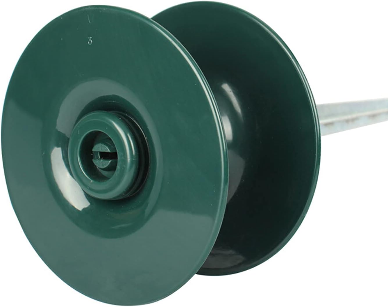 VEUSBJ 5 Packs Hose Guide, 7In Long Metal Spike with Heavy Duty Plastic Reel, Firmly Seated Water Hose Holder Spike Stand, Garden Plant Saver for Lawns, Yards, Gardens, 210429XA01-5-8643-1858400871