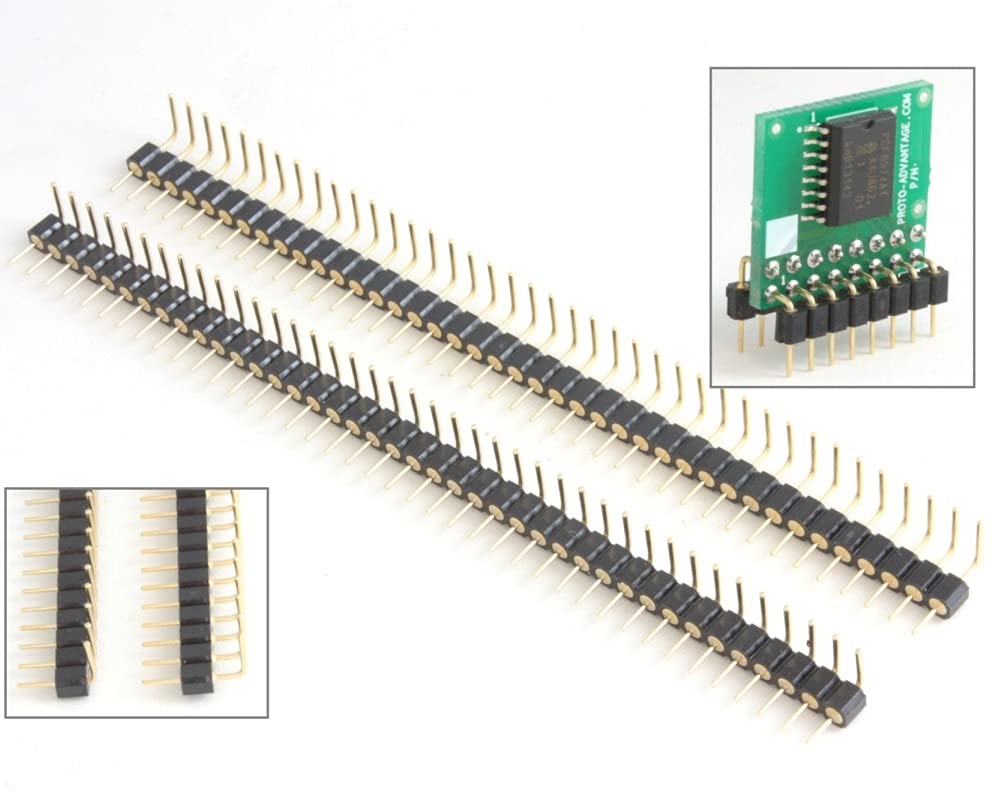 デコピンページ Amazon | (2) Proto-Advantage 0.1インチ 40ピン マシンピン ヘッダー