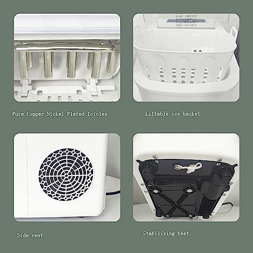 Máquina portatil para hacer hielo con mango, 17-22 lb/día miniatura 6