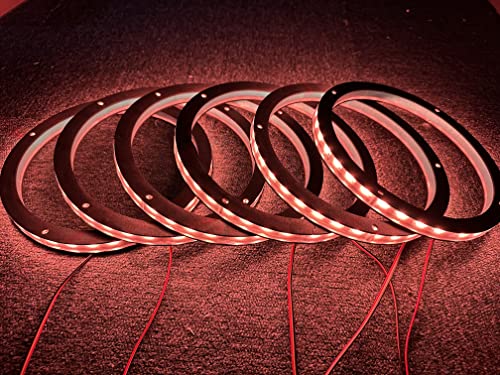 Kit de luces LED decorativas para parlantes de auto de 8 pulgadas (6 piezas) miniatura 7