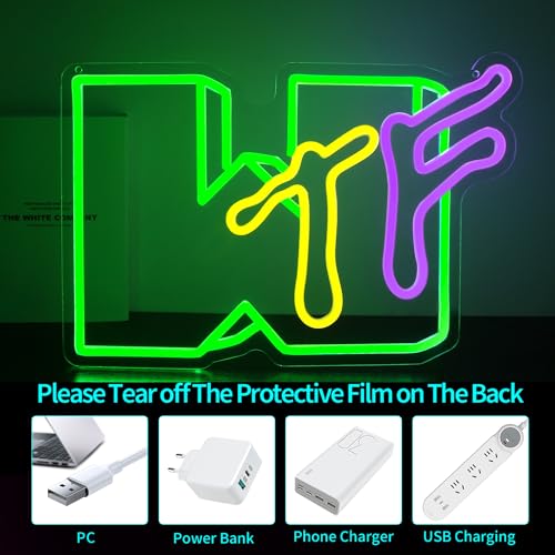 Image of Neon Sign, HSJNJKFU Neon Signs for Wall Decor Led Beer Bar Signs for Man Cave Room Decor Gift Light Up Sign USB Powered
