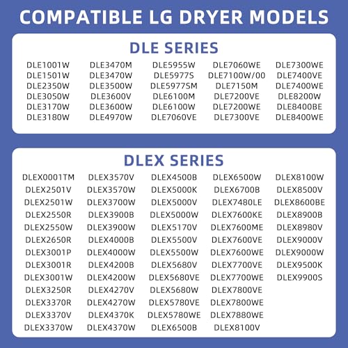 Image of Upgraded DLEX3370V DLEX3370W DLEX7600KE DLEX3001W DLEX3570V DLEX9000V DLE7400WE DLE7400VE DLE7200WE DLE7300WE DLE3500W DLE3050W DLE2250W DLGX7601KE DLGX7601WE Dryer Drum Roller Kit for LG Dryer