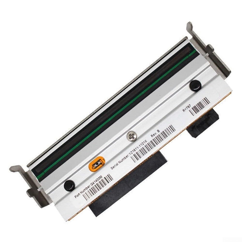 Testina di stampa termica G32432M per stampante di codici a barre Zebra 105SL Risoluzione 203 dpi Stampa a bassa temperatura ad alta velocità Stampa di etichette trasparenti Standard in metallo