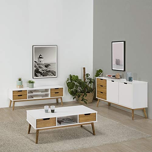 VS-Venta-stock-Mueble-TV-Java-1-Puerta-y-2-cajones-BlancoCera-Madera-de-Pino-140-cm-Ancho-40-cm-Profundo-y-52-cm-Alto