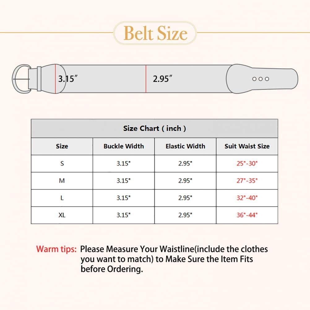 Ceinture large élastique en cuir synthétique pour femme Ceintures extensibles et épaisses