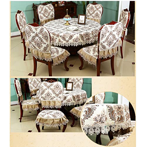 Nappe tissu broderie main WENJUN pour protéger une grande table