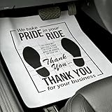 Car Paper Floor Mats, 50 Pcs Disposable Floor Cars, Used to Protect The Internal Hygiene Environment of Automobiles