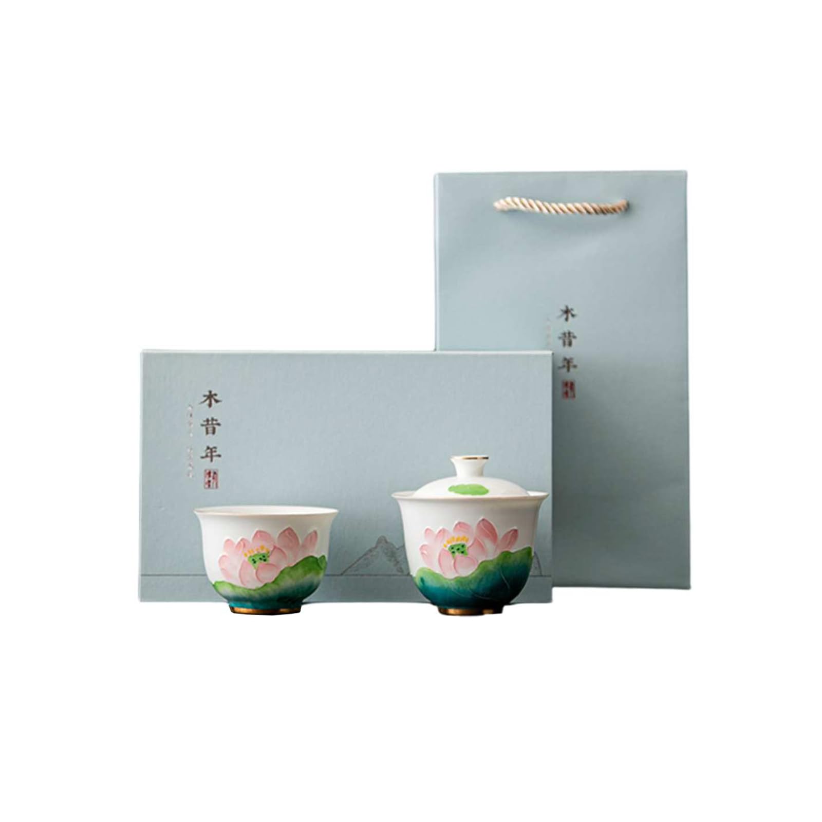 Couvercle en porcelaine blanche fait main bol à thé Kung Fu pour réveiller vos sens