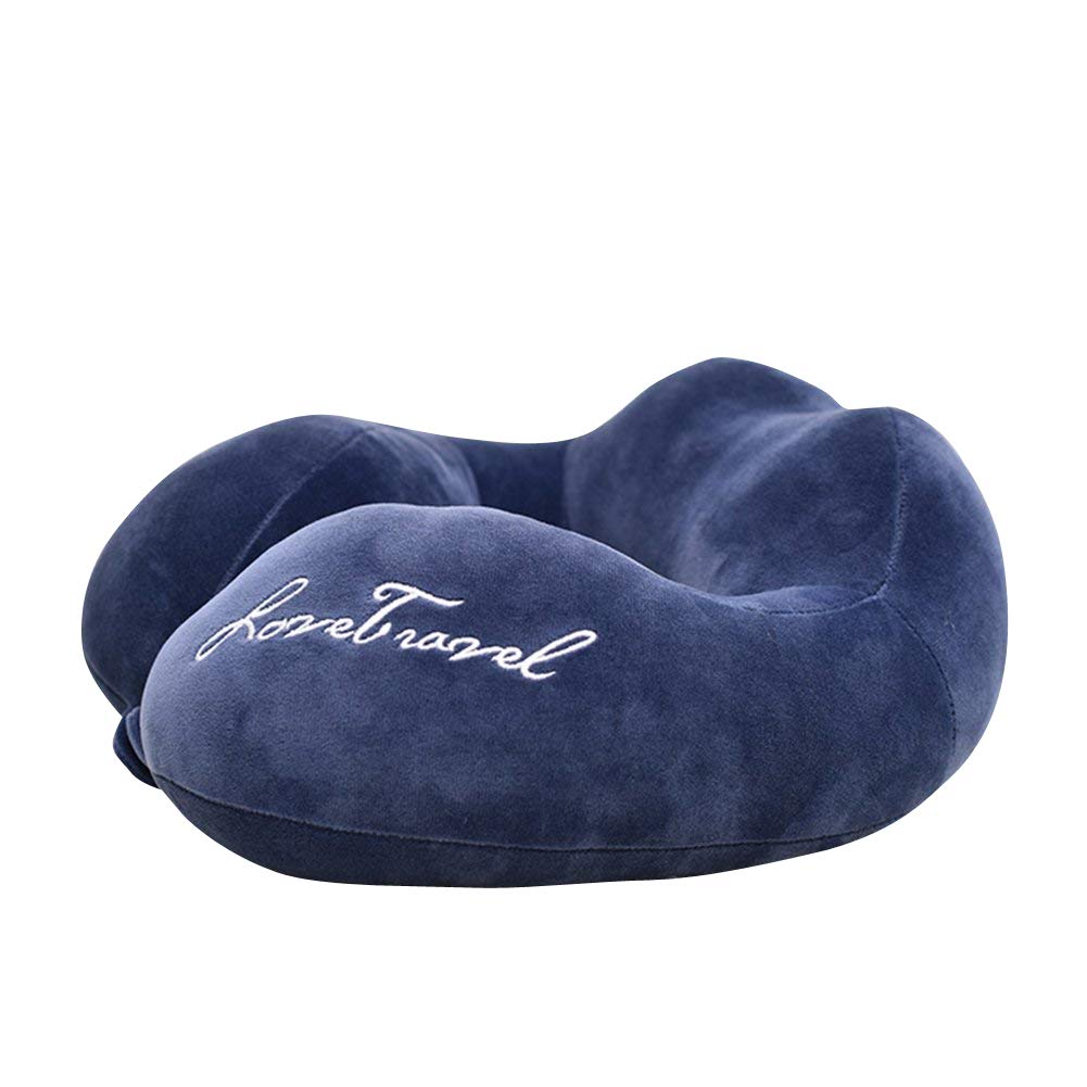 Syga Love Travel Premium Pillow,Velvet Travel Head, Neck Adjustable Providing 360-Degree Chin Support Head Rest Pillow (Blue), Pack of 1-image-39