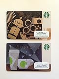 Starbucks Braille Set of Two Collectible Gift Cards No Value