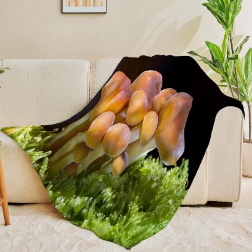 Couverture champignon douce et chaude, idée cadeau déco nature - 3