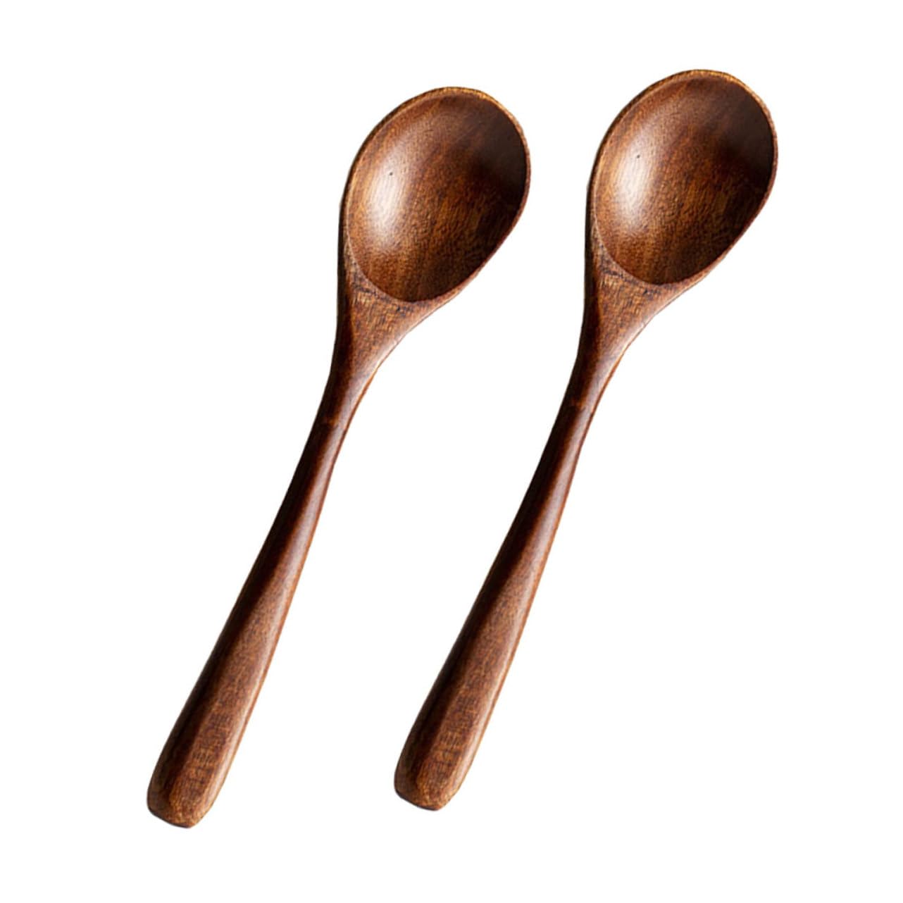 NAMOARLY 2pcs Spoons Smooth Surface Soup Rice Scoops for Desserts and Porridge and Easy to Use Japanese Style Design