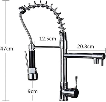 Amazon.co.jp: シャワーヘッド、スプレー付きハイアーチ業務用