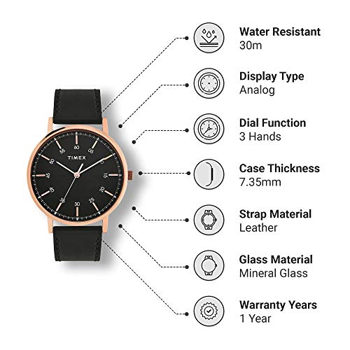 Image of Timex Men Analog Black-TWTG80SMU04