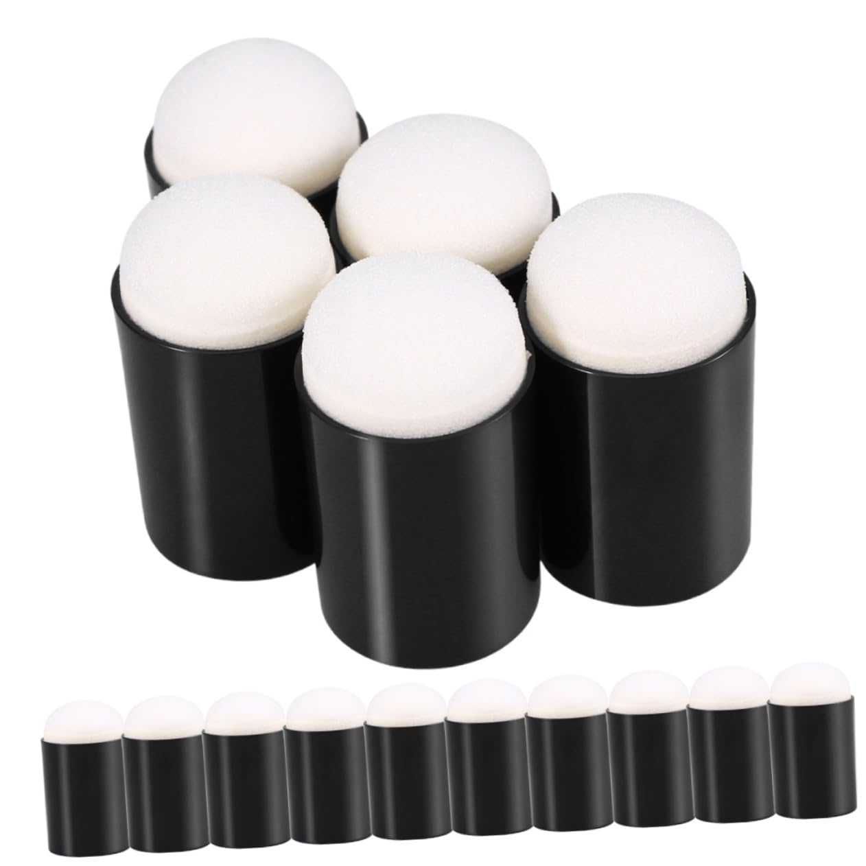 ARTIBETTER Finger Draw Toy for Kids 30pcs Paint Sponges Set Kids Painting Supplies Art Painting Sponge