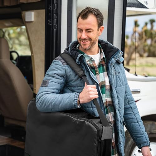 Bolsa de transporte para perros impermeable con asas para parque de tela 3