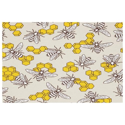 Set de table facile à nettoyer en tissu Oxford isolant - 2