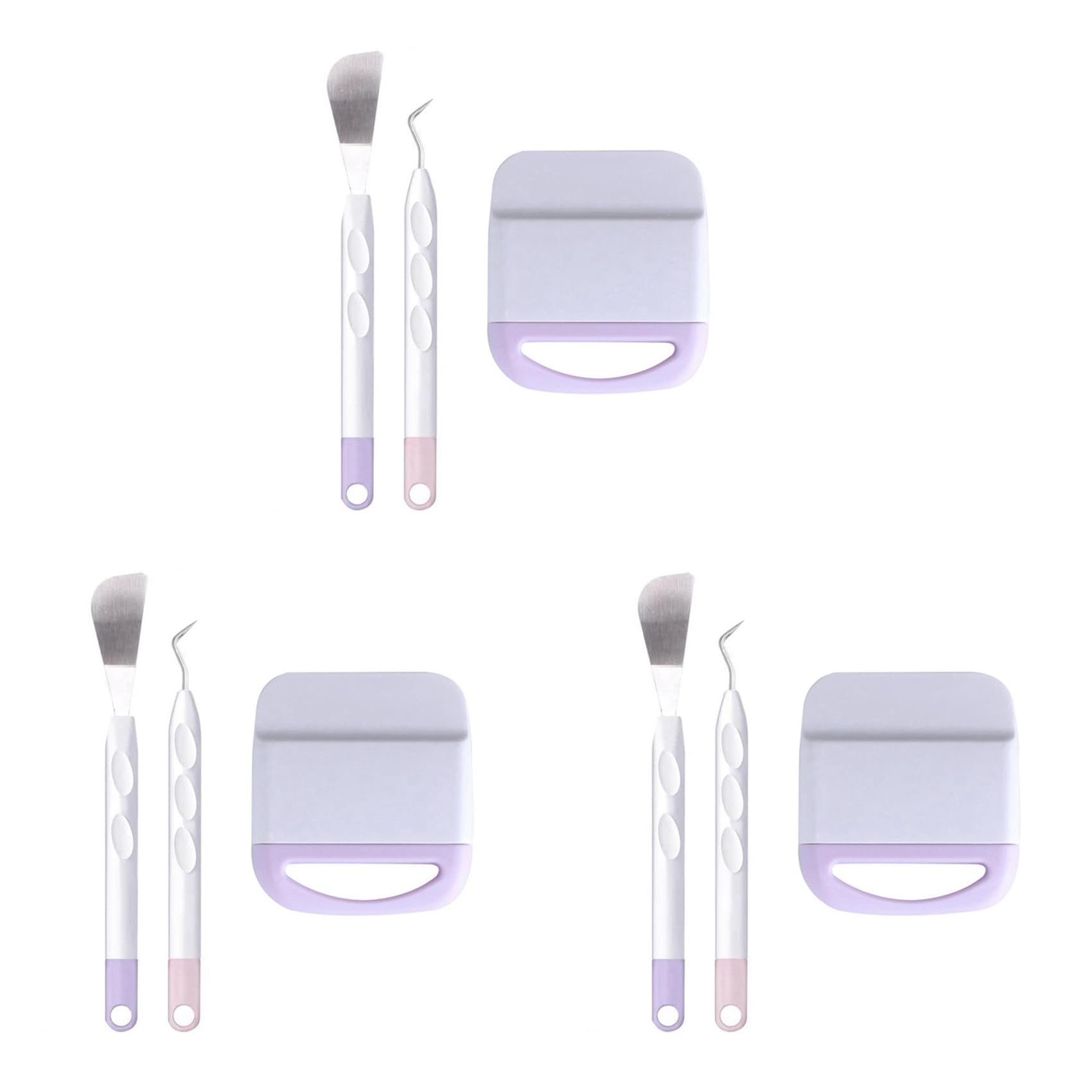 Jnchdghwa As Shown 9Pcs Vinyl Weeding Tools, Weeding Tool For Vinyl With Hook Weeder, Piecing Tool Vinyl, Tool Kit For