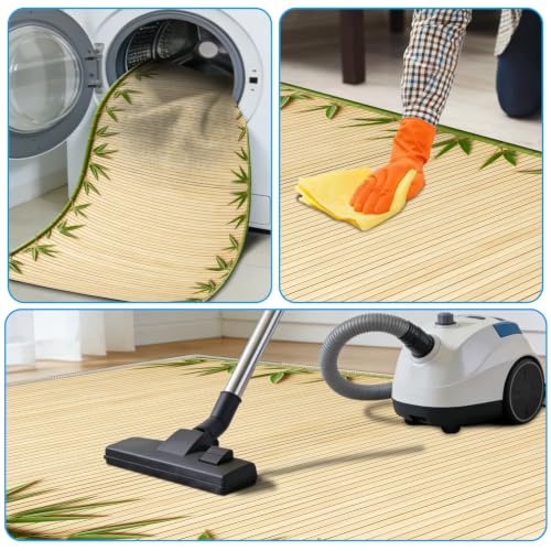 Alfombra pasillo larga moderna de 60x100 cm lavable para cocina 8