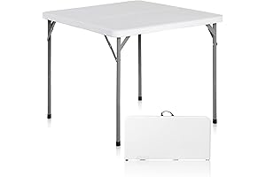 SUPER DEAL 3 Foot Square Folding Card Table