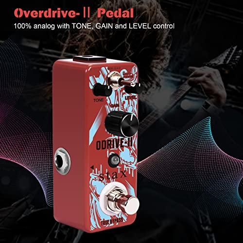 Image of Stax Guitar Tube Screaming Overdrive Pedal Classic Tube Amp Odrive Pedals For Electric Guitar With Hot & Warm Modes