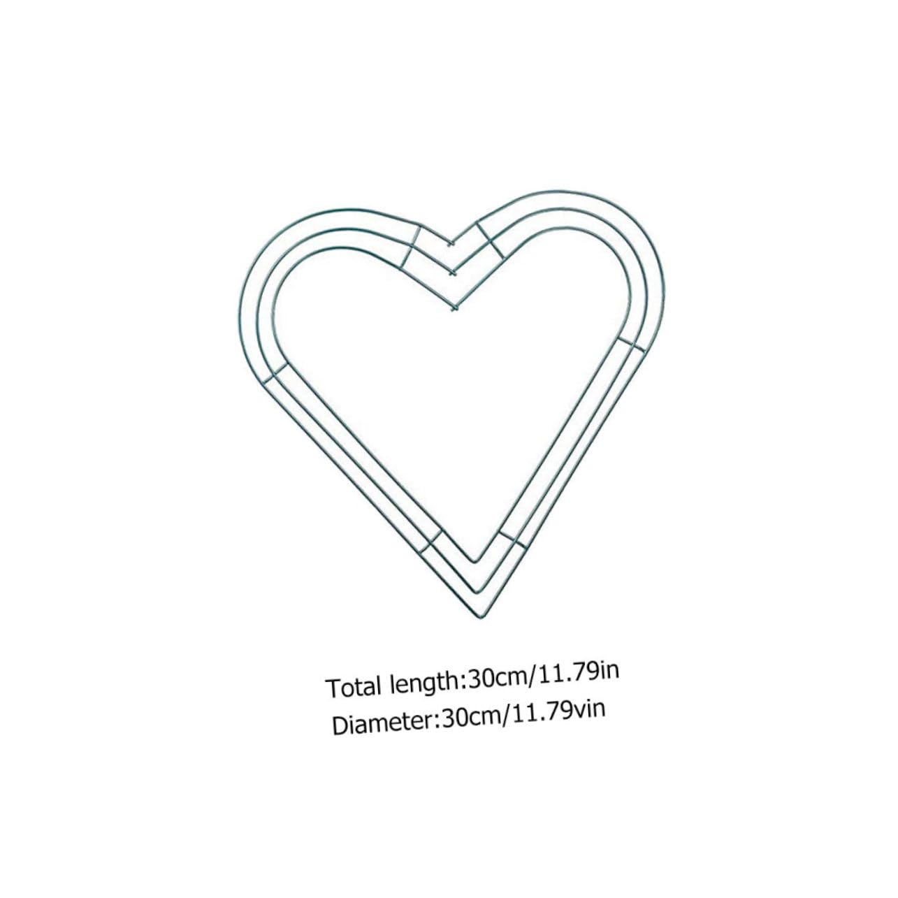 Ciieeo Floral Hoops Wire Wreath Frame Iron Wreath Hoops Christmas Holiday Decor