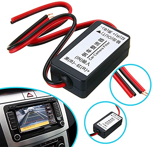 Car Filter Rectifier, 12V DC Power Relay Capacitor Filter Connector Rectifier for Car Rear View Backup Camera - Image 3