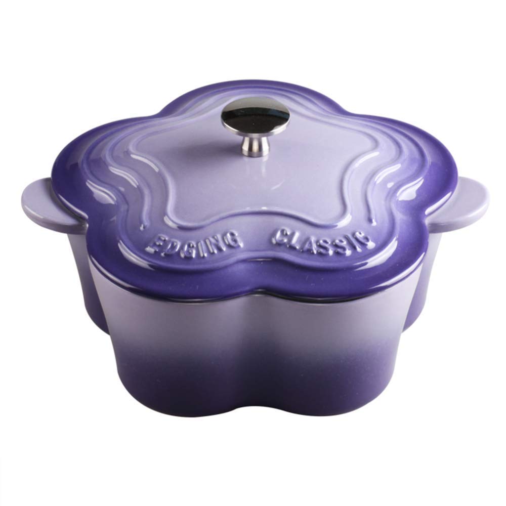 Casserole en Fonte émaillée fleur de 22 cm pour retrouver le goût de l'enfance